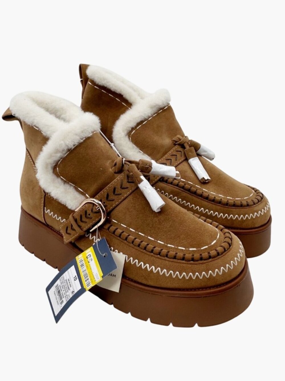 NEW Universal Thread Summit Boots with Memory Foam Insole – Brown - Size 10